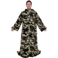 Snuggie - Blanket Fleece - Green Camo