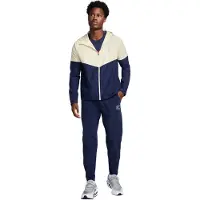 Nike Sportswear Air Woven Trainingspak Full-Zip Donkerblauw Beige Rood Zilver