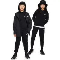 Nike Sportswear Club Fleece Hoodie Trainingspak Kids Zwart Wit