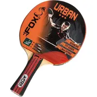 FOX Urban 3 Star Tafeltennis Batje Rood - Zwart - Bruin 1 SIZE