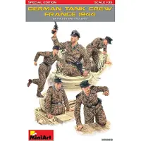 MiniArt - German Tank Crew France 1944. S.e. (Min35252) - modelbouwsets, hobbybouwspeelgoed voor kinderen, modelverf en accessoires