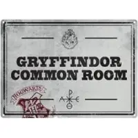 Half Moon Bay Harry Potter - Gryffindor Common Room - Klein Tinnen Bordje