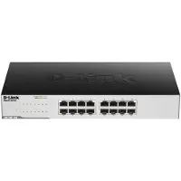 D-Link GO-SW-16G/E Eenvoudige Desktop Gigabit 16-poorts switch (1000 Mbit/s, Auto MDI/MDIX, Auto-Negotiatie)
