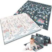 Nukido Opvouwbare speelmat - schuim - 200x180x1 cm