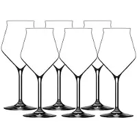 Lehmann Craft Bierglazen 44 cl / 440 ml | Set van 6 Stuks | Geschikt voor Speciaalbier | Kristal | Vaatwasserbestendig | Voor Thuis en Horeca