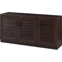 En.casa Schoenenkast Løten 62x125x36 cm wengé []