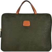 Bric's Life Laptoptas 30 cm olijf