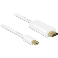 DeLOCK Premium Mini DisplayPort 1.1a naar HDMI 1.3 kabel (Full HD 1080p) / wit - 3 meter