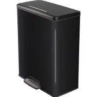 Curver Decobin Prullenbak - 65L - Rechthoekig - Zwart