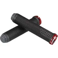 Spank Spike 30 Lock-On Handvaten, zwart/rood 145mm 2023 Handvatten