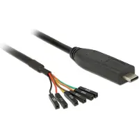 DeLOCK USB-C naar TTL 3,3 V kabel – 6-polig – USB 2.0 HighSpeed