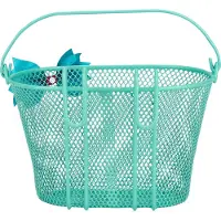 Basil Jasmin Bow-Tie Fietsmand - Staal - Inclusief Haken - Groen