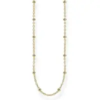 Thomas Sabo Halsketting, Erfstukketting geelgoud, (925 zilver, Zilver, 45 - 50 cm)