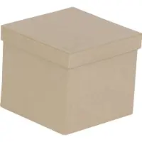 Papier-maché doos - 16 x 16 x 14 cm