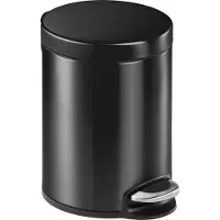 Durable - 341058 - Abfallbehälter mit Tritt 5 l metall anthrazit 341058 Afvalemmer 5 l (Ø x h) 20.5 cm x 29 cm Metaal, Kunststof Antraciet-grijs 1
