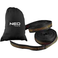 Neo Tools Hamak Bevestigingsbanden 2.5m - 2 Stuks, 300kg Draagvermogen