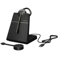 Jabra Engage 55 SE Convertible Link400c On Ear headset DECT, Kabel Zwart Ruisonderdrukking (microfoon) Mono Computer