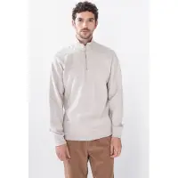Sissy-Boy Beige sweater met rits | Maat: S