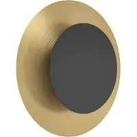 Eglo Muurlamp Tocina Ø 24cm Zwart Met Goud