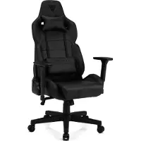 Sense7 Sentinel - Gamingstoel - Belastbaar tot 150 kg - Eco-leer & Lendenkussen - Bureaustoel - Ergonomische Stoel - Max. 190 cm - Zwart
