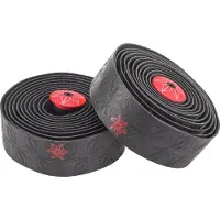 Supacaz Super Sticky Kush Galaxy Black/Red Hanger Tape with Caps