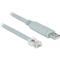 DeLOCK USB 2.0 Adapter [1x USB-A 2.0 stekker - 1x RJ45-stekker] 63911 1 m