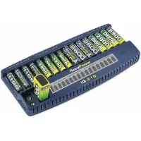 AccuPower IQ216 Batterijlader NiCd, NiMH AAA (potlood), AA (penlite), 9 V (blok)