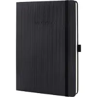 Sigel - notitieboek - tablet formaat - Conceptum Pure - zwart - hardcover - lijn - SI-CO118