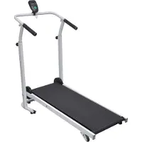 vidaXL Mini tapis roulant pliable 93 x 36 cm Noir 90884
