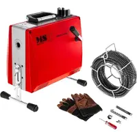 MSW Pijpreinigingsmachine - 390 W - 400 t/min - Ø 30 - 100 mm