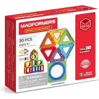 Magformers Basic Plus Set - 30 Onderdelen - - OneSize - Magnetisch speelgoed