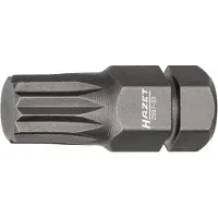 Hazet 2597-03 2597-Z Veeltand-bit Aandrijving: 5/16 (8 mm) Uitvoering: Veeltand (XZN) M8 21 mm