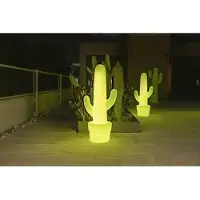 New Garden cactus vloerlamp, limoengroen Kaktus, groen, Kunststof, Modern