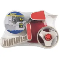 Huismerk Premium Tape Afroller + 2 Rollen Tape - 2 x 15 mtr