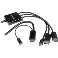 StarTech.com Hdmi+displatport+mini Displatport Naar Hdmi-kabel Hdmi 2.1-kabel 2 M