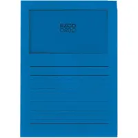 Elco Ordo Cassico - L-map met venster A4 100 stuks - 220 x 310 mm Donkerblauw - EO-29489-33