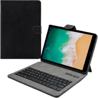 Mobilizera Tablet Bluetooth Toetsenbord Hoesje Apple iPad 9.7 2017 VS Internationaal Zwart (iPad Air 2, IPad 9.7 (2018), IPad Pro 9.7, iPad Air, IPad 9.7 (2017)), Tablethoes, Zwart