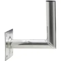Schwaiger WAH25A001 Satelliet-wandbeugel Afstand tot de wand: 25 cm Geschikt voor schotelgrootte: Ø 60 - 90 cm Zilver