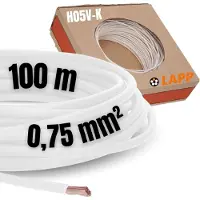 Lapp 4510052 Draad H05V-K 1 x 0.75 mm² Wit 100 m