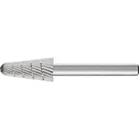 PFERD TOOLS 22450736 Freesstift Kegel Lengte 65 mm Afmeting, Ø 12 mm Werklengte 25 mm Schachtdiameter 6 mm