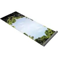 Yogistar Yogamat hot yoga image treetop view Fitnessmat YOGISTAR