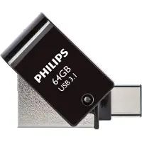 Philips USB stick | | 64 GB (USB A en USB C, USB 3.1)