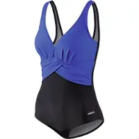 Beco badpak D cup dames polyamide blauw/zwart