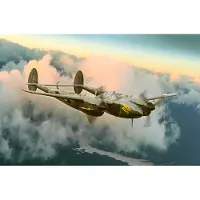 Italeri Modelbouwpakket Vliegtuigen - 1446 P-38J Lightning Plastic - 1:72 - Modelbouw