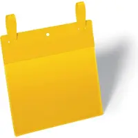 Durable Documententassen met ophanglus, B 210 x H 148 mm (A5 liggend), 50 st., geel