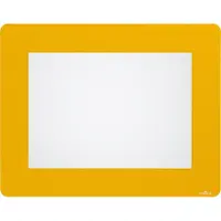 Durable Vloersticker kader - voor A4-formaat - verwijderbaar - signaalgeel - 10 stuks