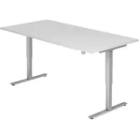 Hjh OFFICE PRO XMST 2E S - Wit 200 x 100 Tafelhoogte I Elektrisch in hoogte verstelbaar
