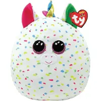 TY Kuscheltier, Eenhoorn Squish a Boo, Harmonie, 31 cm, pluchen knuffelkussen