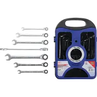 Bgs Spanner, Ratelring steeksleutelset SW 8 - 19 mm 7 stuks. (19 mm, 18 mm, 16 mm, 15 mm, 8 mm, 14 mm, 12 mm, 13 mm, 17 mm, 9 mm, 10 mm, 11 mm)