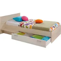 Parisot Kinderbed Charly 1-persoons, met bedlade en legplank